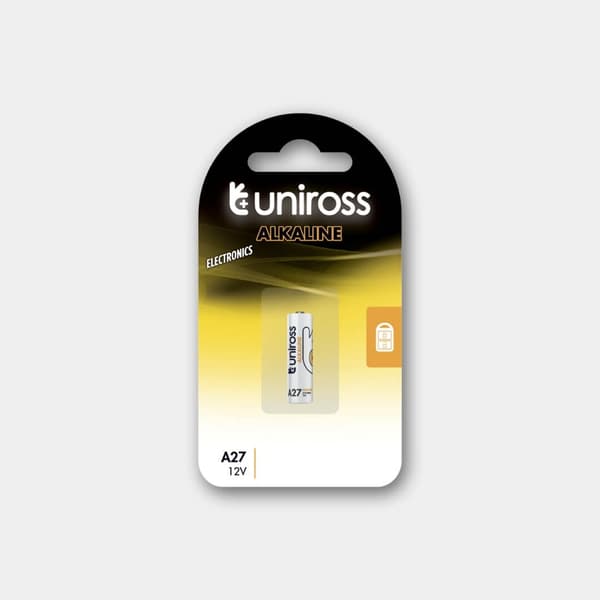 Uniross Batteri - Pakke med 1 st A27 ALKALINE