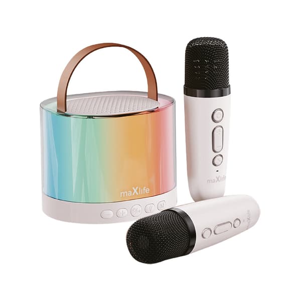 Maxlife Bluetooth karaoke högtalare MXKS-200 vit blå