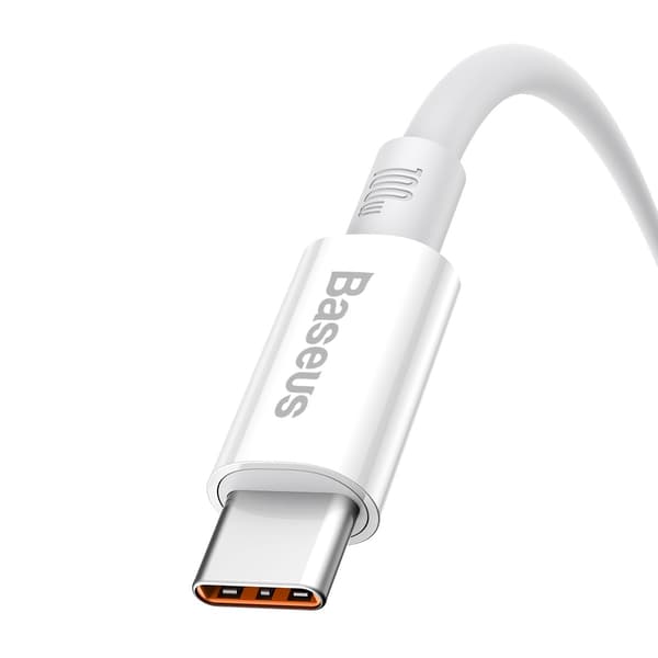 Baseus-kabel Superior USB - USB-C 1,0m månvitt 100W P10320102214-01