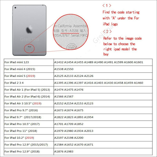 ProCase ipadfodral mini1,2,3|röd