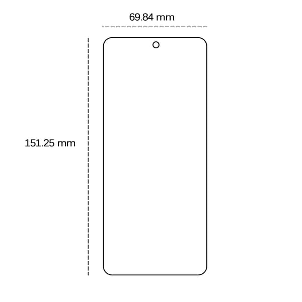 Härdat glas 2,5D för Samsung Galaxy S22 Plus / S23 Plus