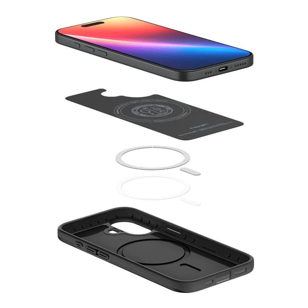 Spigen Thin Fit Mag Magsafe fodral för iPhone 17 svart