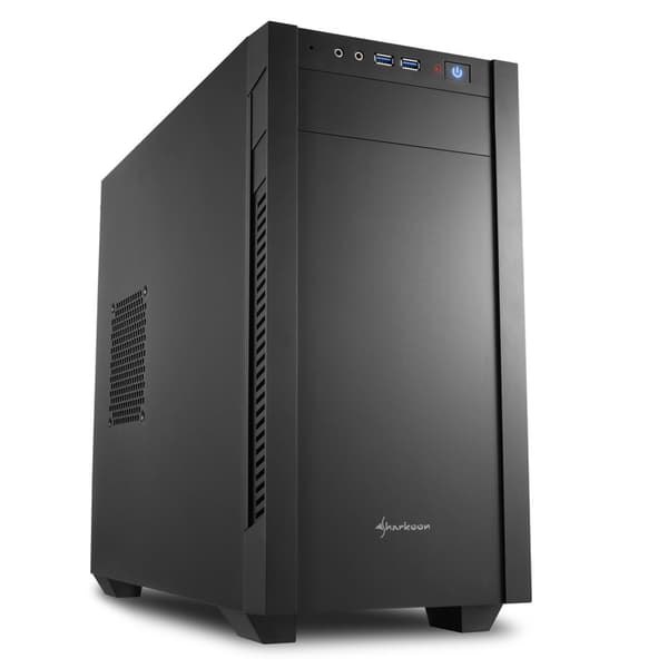 Sharkoon S1000 Tower Micro ATX svart