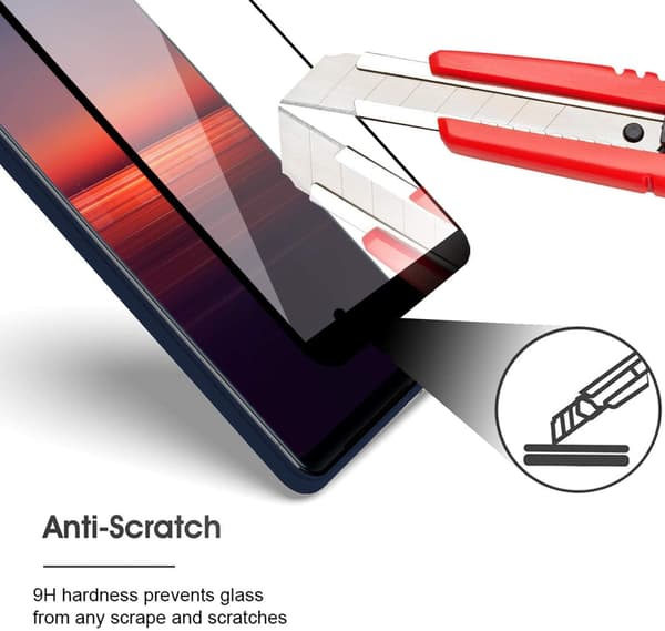 [2-pack] Härdat glas för Sony Xperia 5 II skärmskydd