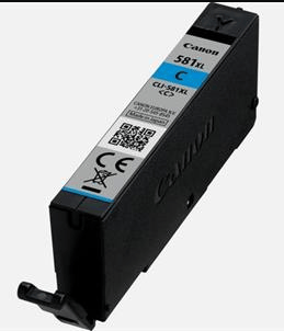 Canon CLI 581C XL Cyan 187 sidor bläckbehållare 2049C001