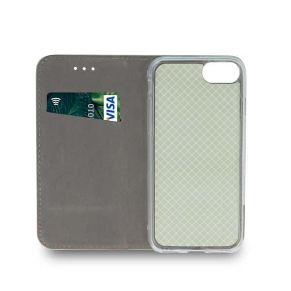 Magnet fodral Samsung s22 plus Eco Läder blå blå