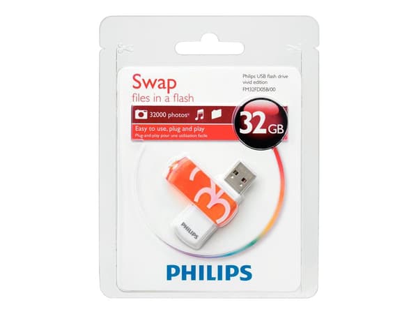 Philips FM32FD05B vivid edition 32GB USB 2.0 USB stick Orange orange
