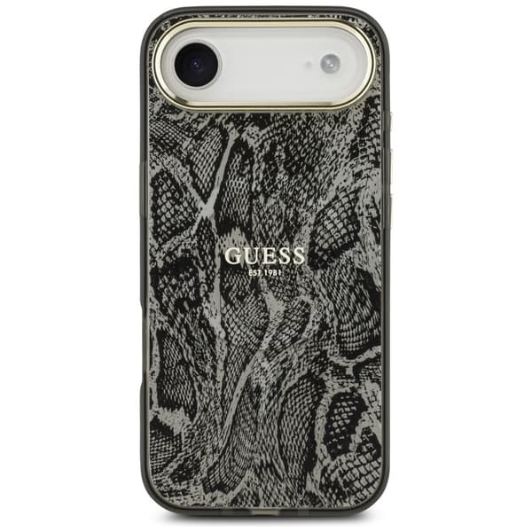 Guess Python Pattern MagSafe fodral för iPhone Air svart svart