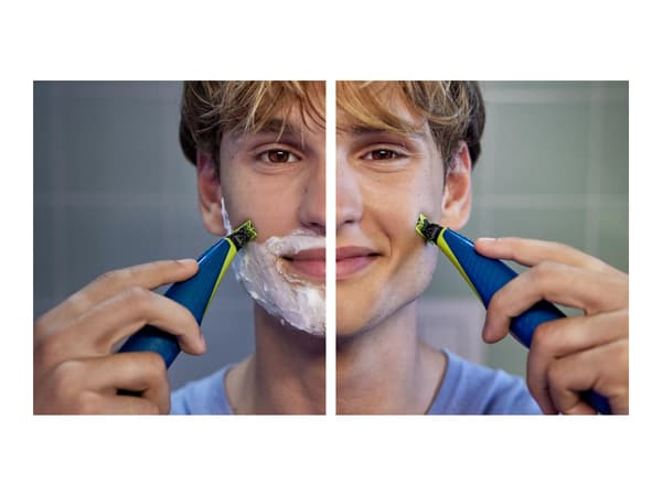 Philips OneBlade QP225 Barberhoved Blå grön Silver grön