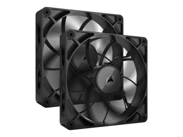 CORSAIR iCUE Link RX140 MAX Starter Kit Fan 2-pack svart 140 mm svart
