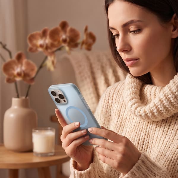 Tecto Shield Mistiq Mag skal för iPhone 17 Pro Max / 18 Pro Max blå blå