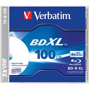 Verbatim 5x BD-R XL 100GB