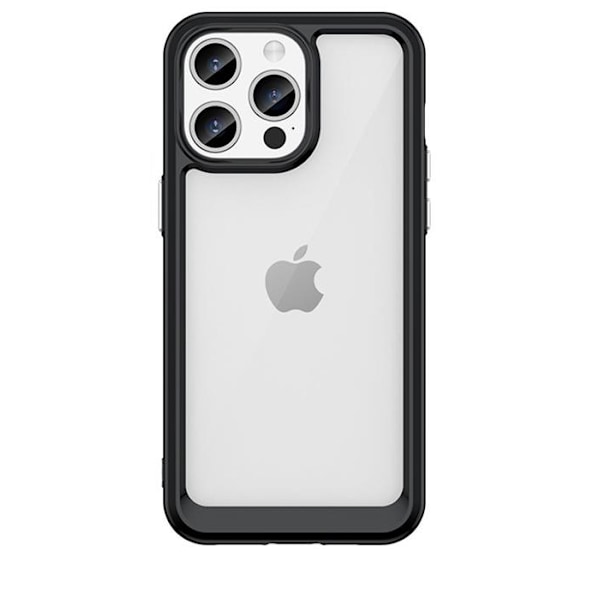 Baksilikon fodral  för iPhone 15 svart svart