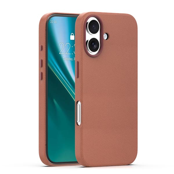 Etteri Elegant Mag skal för iPhone 17 brun svart