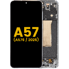 OLED-enhet med ram för Samsung Galaxy A57 5G (A576 / 2026) (renoverad) (Icyblue) blå