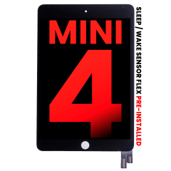 LCD-enhet med digitizer för iPad Mini 4 (Eftermarknad Plus) (Svart)