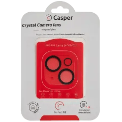 Casper Kameralinsskydd för iPhone 14 / 14 Plus (Kristall Heltäckande)