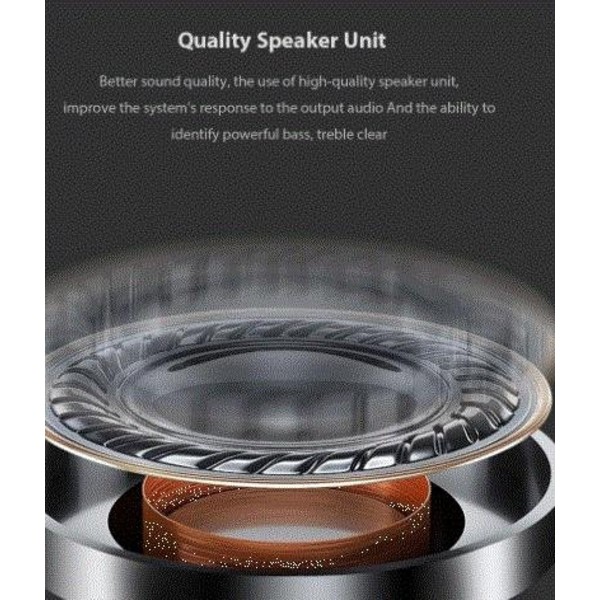 Magnetiska  Bluetooth Sporthörlurar guld