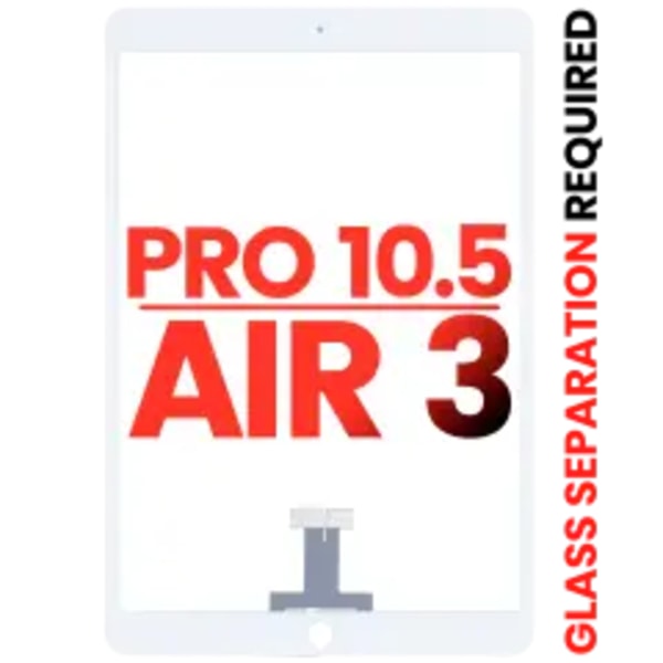 Digitizer för iPad Pro 10.5\" / iPad Air 3 (Glasseparation krävs) (Eftermarknad Plus) (Vit)