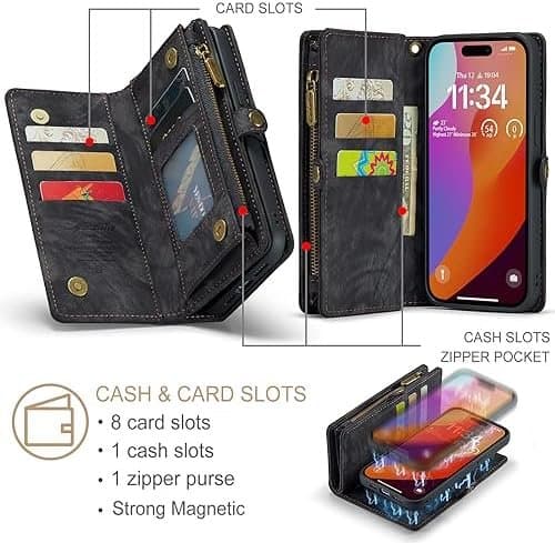 caseme 008 iphone 16 pro max svart