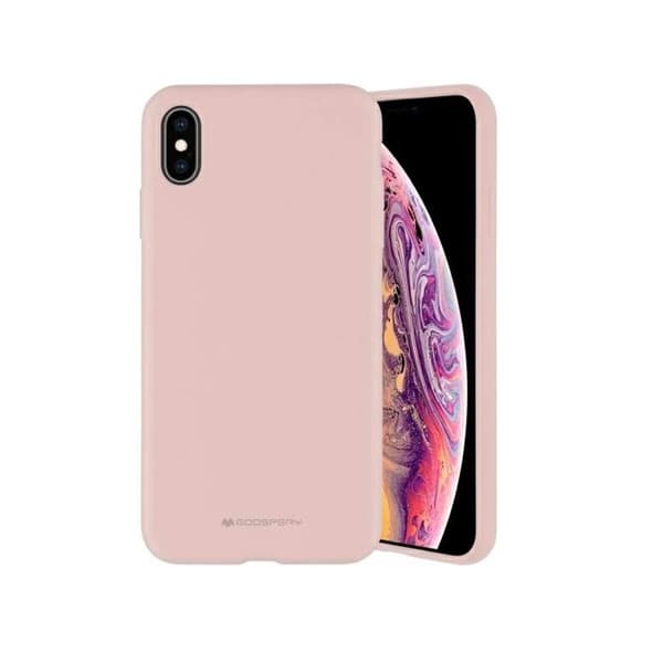 Mercury Silicone iPhone 15 Plus 6,7" rosa-sandfärgad