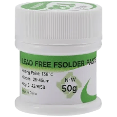 138℃ Lead-free Low Temperature Solder Paste (50g) (XZZ)