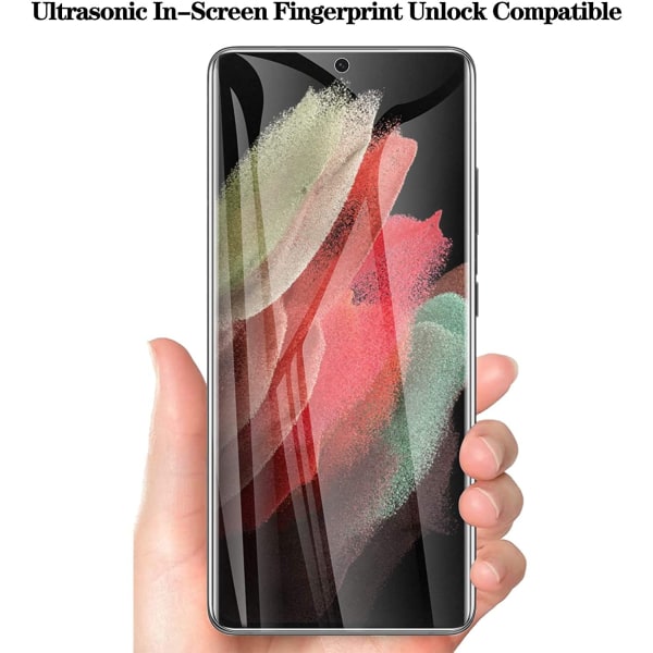 [2 Pack] nano Privacy näytönsuoja Galaxy S21 Plus -puhelimelle