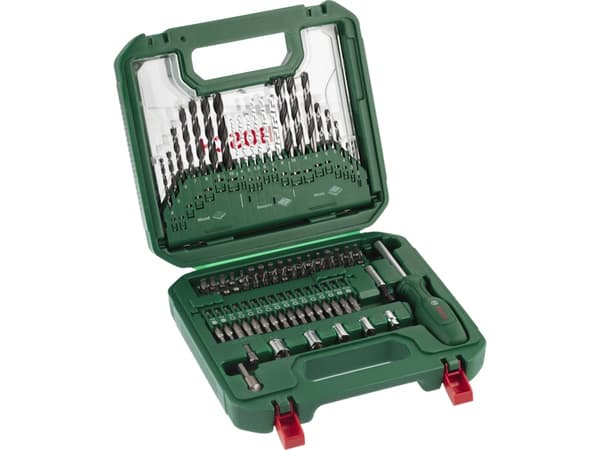 Bosch Mixed Set M Borr och Bitssät 80 dele