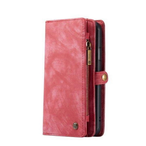 CaseMe (008)  äkta läder med dragkedja för iphone Xs max röd "Red"
"Röd"