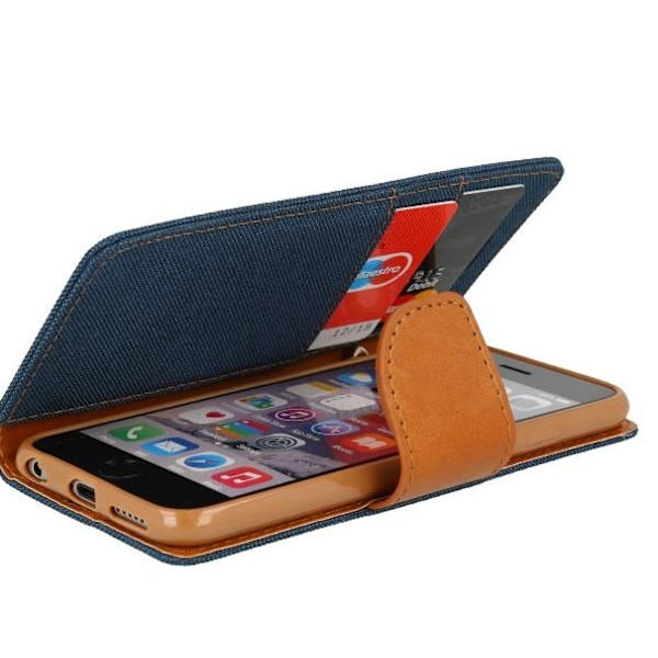 Canvas Case förIPHONE 7/8+ jeans Jeans blå