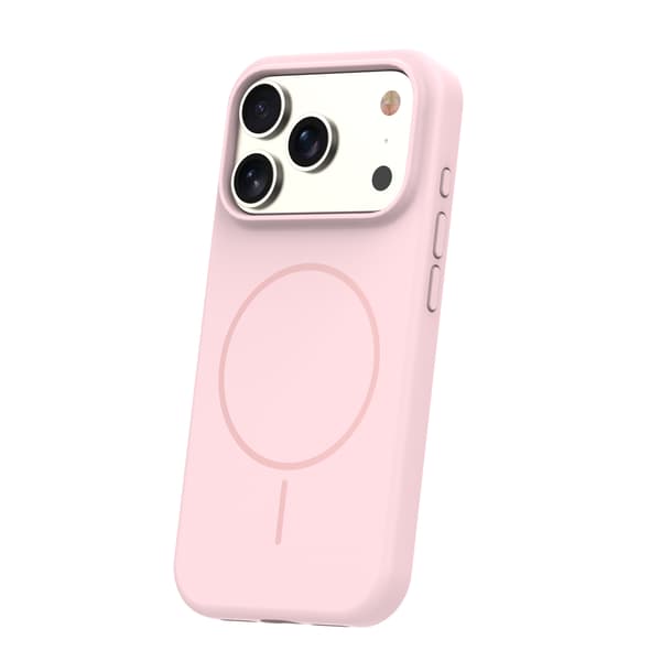 Silikon Thin Mag skal för iPhone 17 Pro / 18 Pro ljusrosa