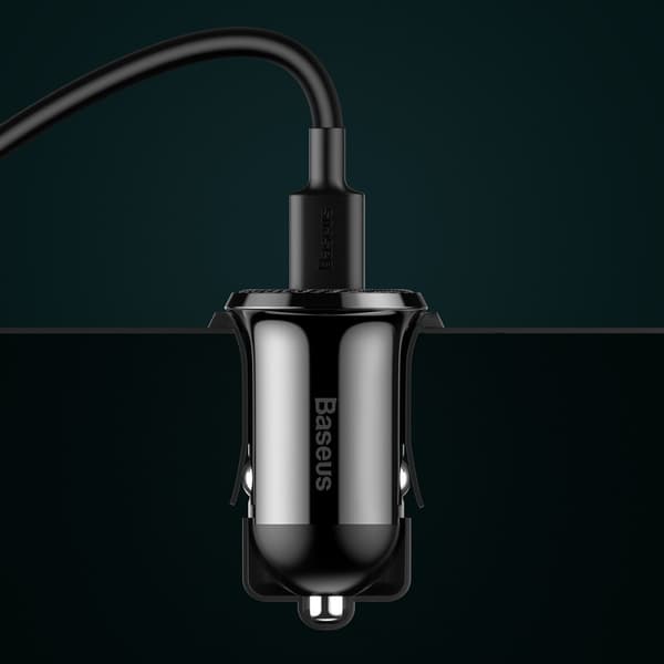 Baseus Billaddare, Mini bärbar 3.1A Dual USB