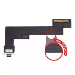 Laddningsport Flexkabel för iPad Air 5 (endast WiFi) (Eftermarknad Plus) (Rymdgrå)