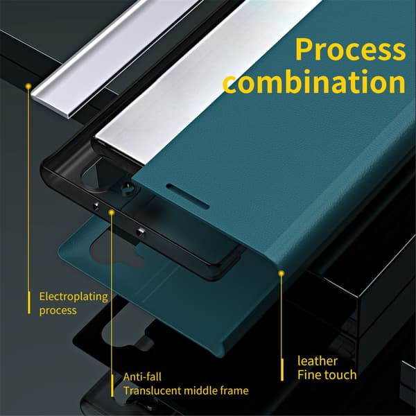 Magnetisk flipfodral för iphon 14 pro svart
