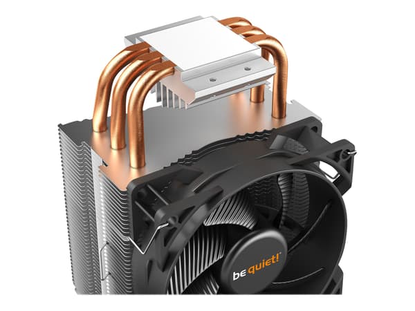 be quiet! Pure Rock Slim 2 Processor-köler 1-pack svart Silver 92 mm