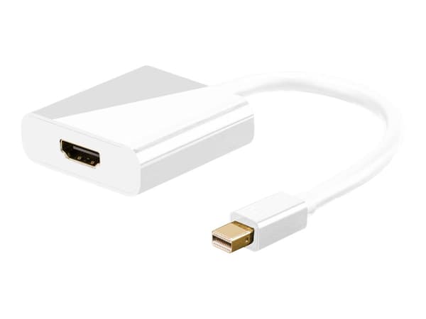 goobay Videoadapter 10cm vit vit