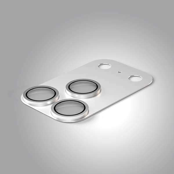 Etteri fullt kameralinsskydd för iPhone 17 Pro silver