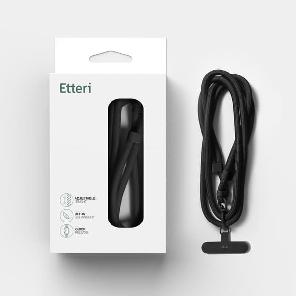 Etteri universell nackrem för telefoner svart