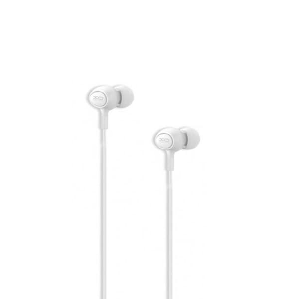 XO trådbundna hörlurar S6 jack 3,5mm vit röd