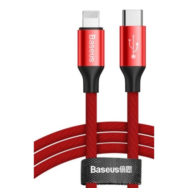 3 m Baseus usb-c  kabel röd