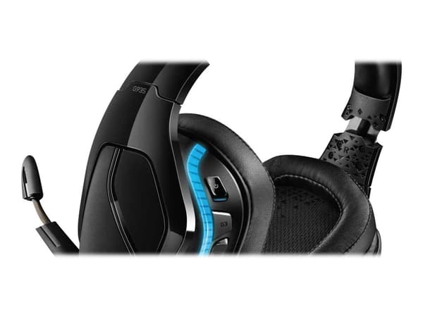Logitech Gaming Headset G935 trådlös hörlurar svart Blå svart
