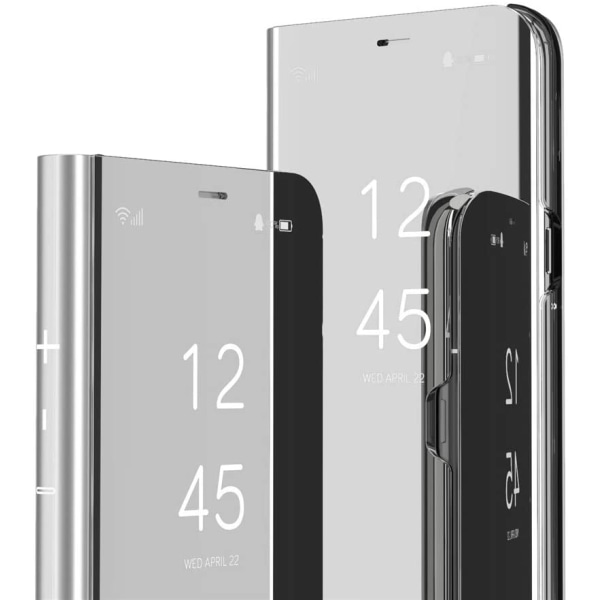 Flipcase för Samsung S10 plus silver silver
