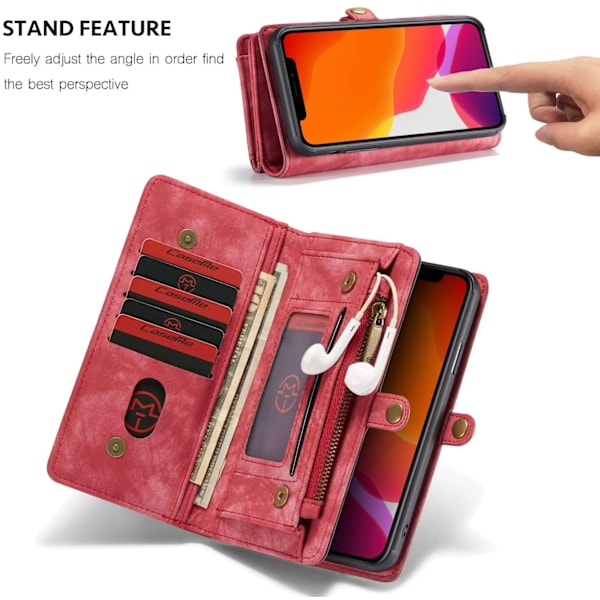 caseme 008 för Samsung S21 plus röd röd
