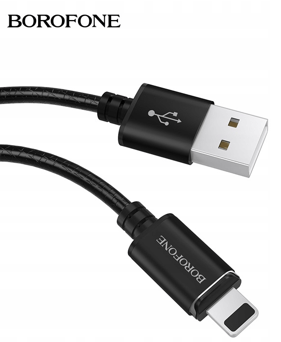 BU1 magnetisk USB-kabel för iPhone svart