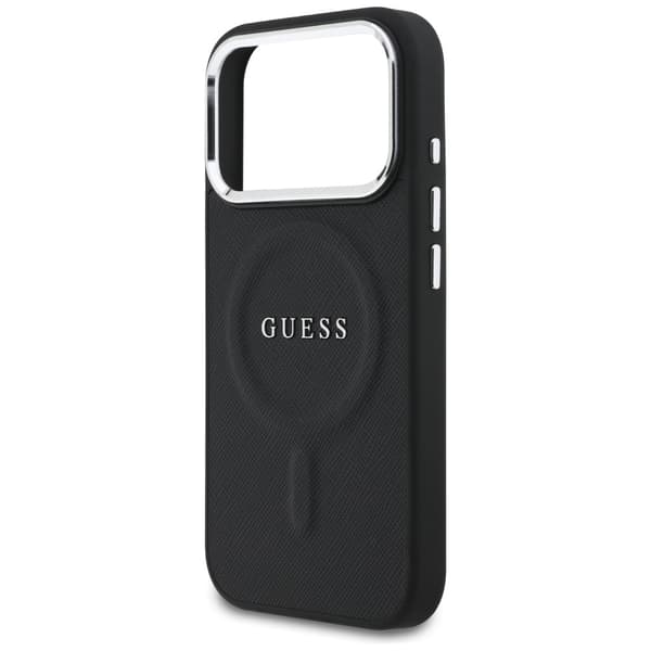 Guess Classic Logo MagSafe-skal för iPhone 17 Pro svart