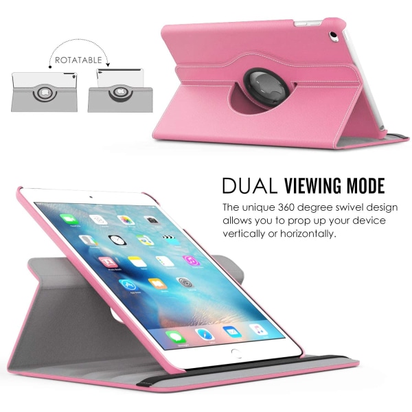 iPad7 fodral,10,2"rosa rosa