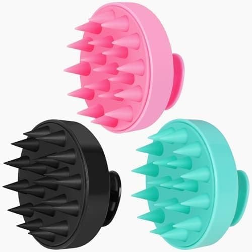 3-pack Hårborste för Exfoliering svart