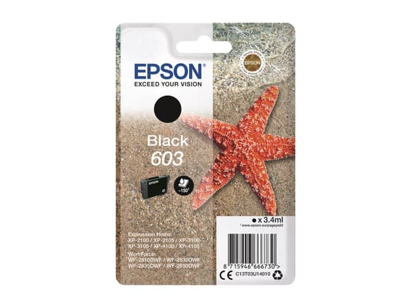 Epson 603 Magenta 130 sidor bläck C13T03U34010