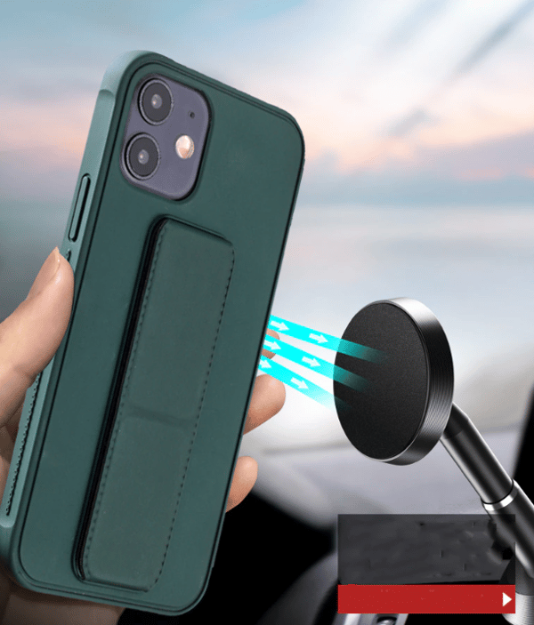 Handrem Metall stativfodral för iphone 13 pro grön