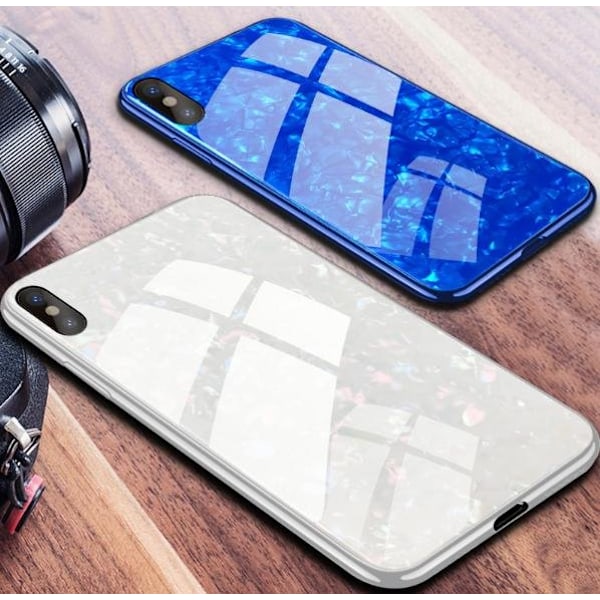 Lyxigt glänsande tempererat glas för Iphone 7+/8+